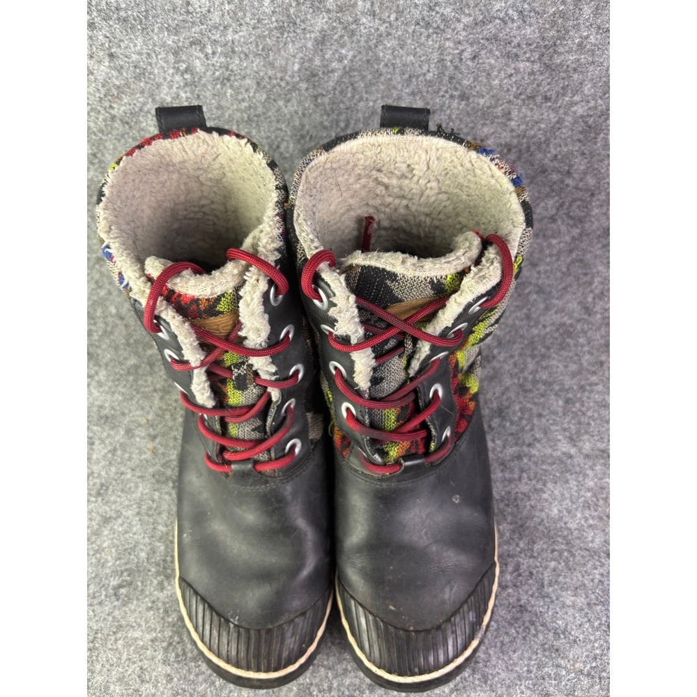 Keen Hoodoo II Waterproof Winter Boots Womens 9 Black Multi Southwest Pattern - Picture 3 of 10
